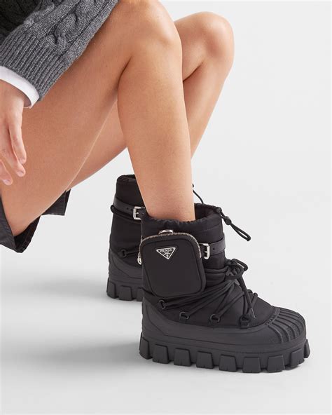 prada gabardine boots|nylon gabardine sneakers prada.